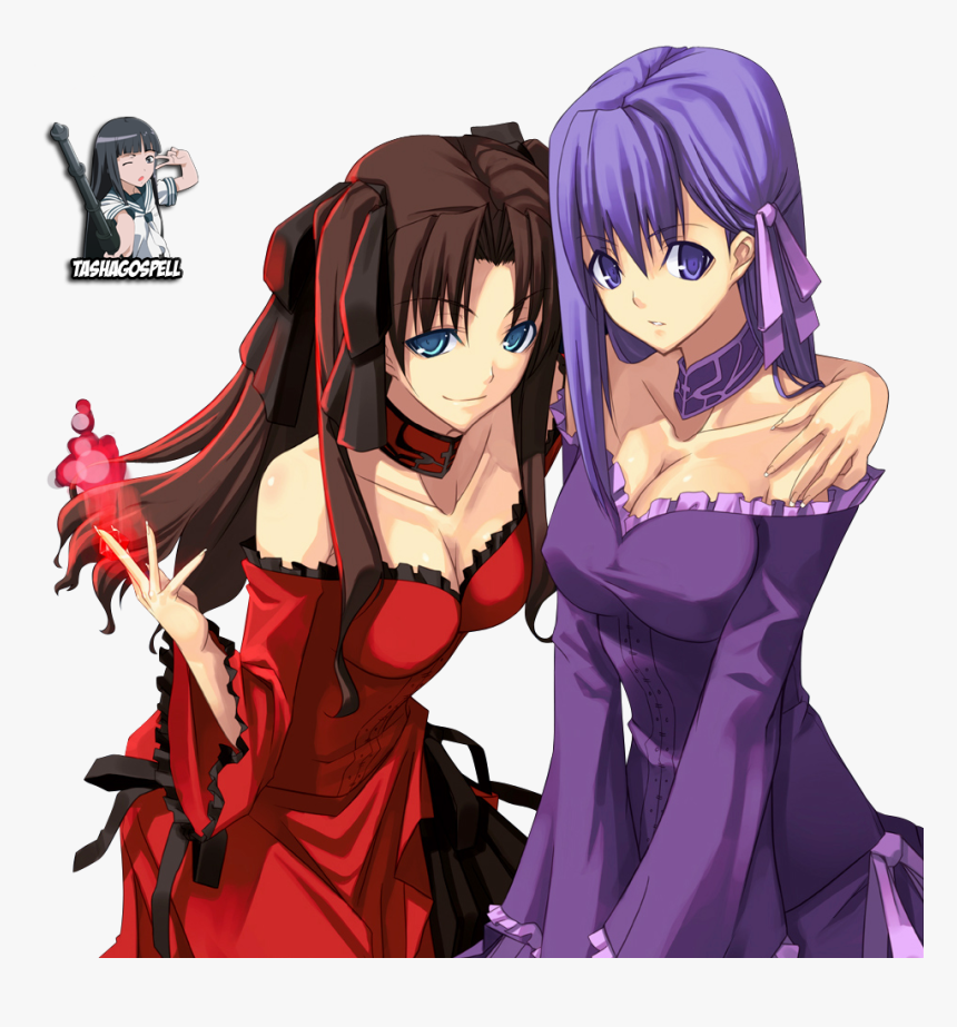 Sakura Matou Rin Tohsaka , Png Download - Rin Tohsaka With Love, Transparent Png, Free Download