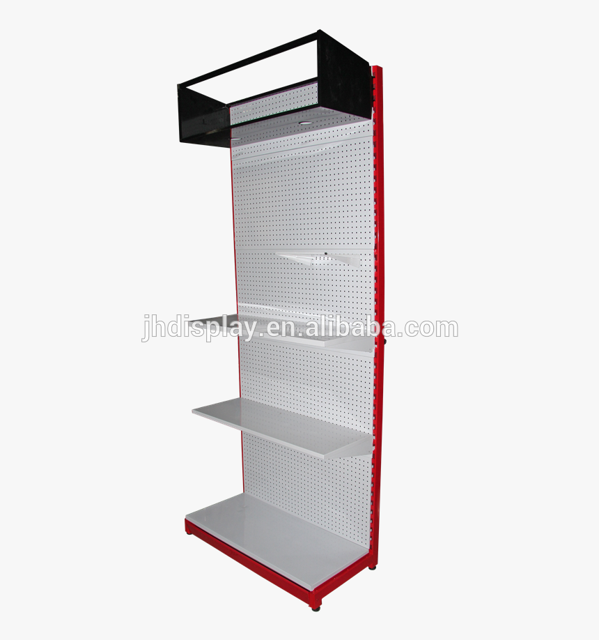 Single Sided Perforated Metal Sheet Display Stand Metal - Shelf, HD Png Download, Free Download