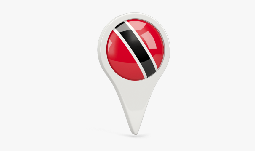 Round Pin Icon - Trinidad A Tobago Flag Png, Transparent Png, Free Download