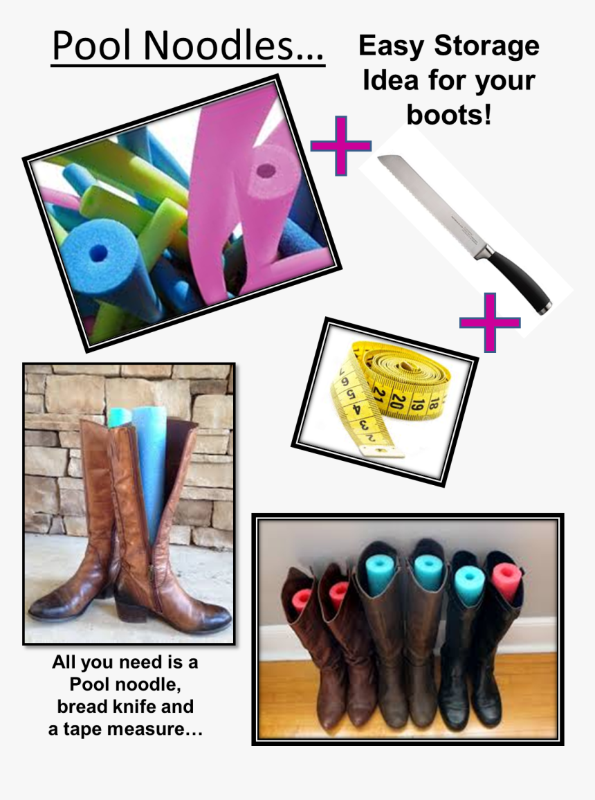 Pool Noodles Are Not Just For Pools - Riding Boot, HD Png Download, Free Download