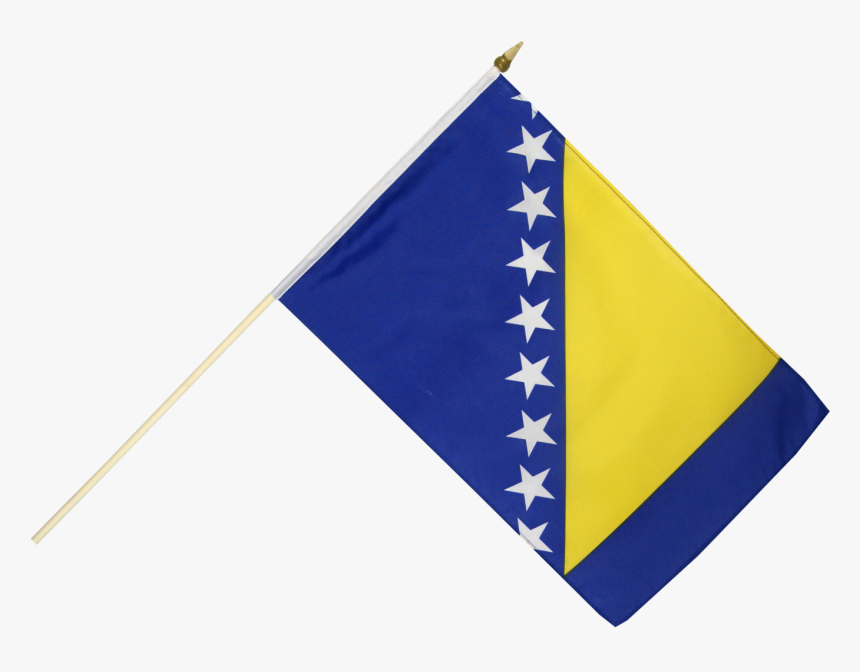 Buy Bosnia Herzegovina Stick Flags At A Fantastic Price - Flag Of Bosnia And Herzegovina, HD Png Download, Free Download