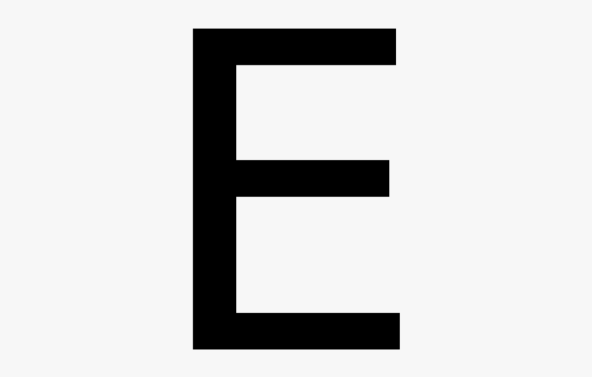 Capital E Letter Png, Transparent Png, Free Download