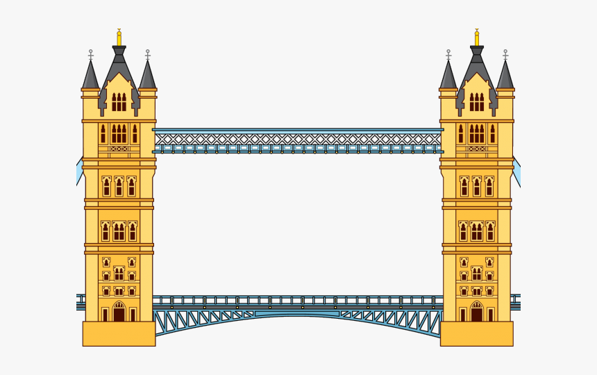 Clipart Tower Bridge Vector Transparent Stock Free - Tower Bridge London Clipart, HD Png Download, Free Download