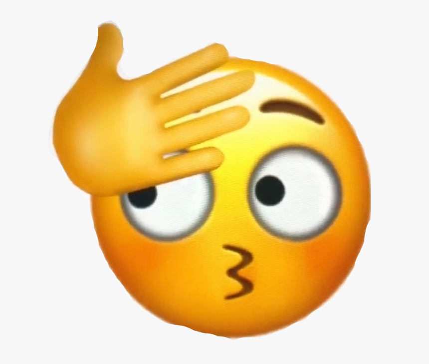 Emoji Oop Meme Sticker Shy Wow Dissapointed Oop Hand Over