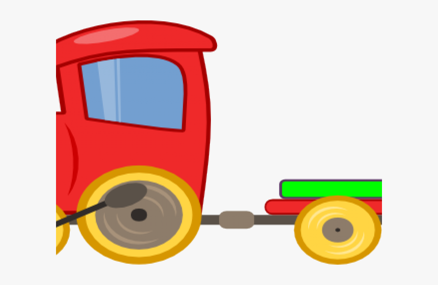 Cart Clipart Toy Cart - Clipart Toy Train, HD Png Download, Free Download
