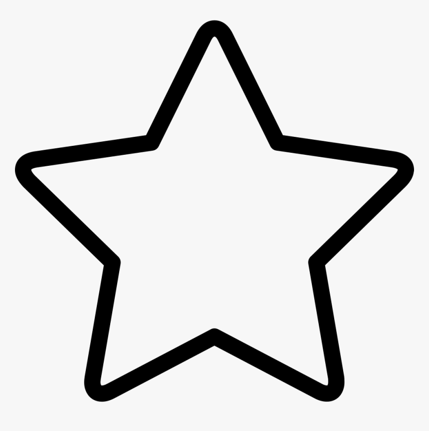 Star Empty - Coloring Pages Of Star, HD Png Download, Free Download