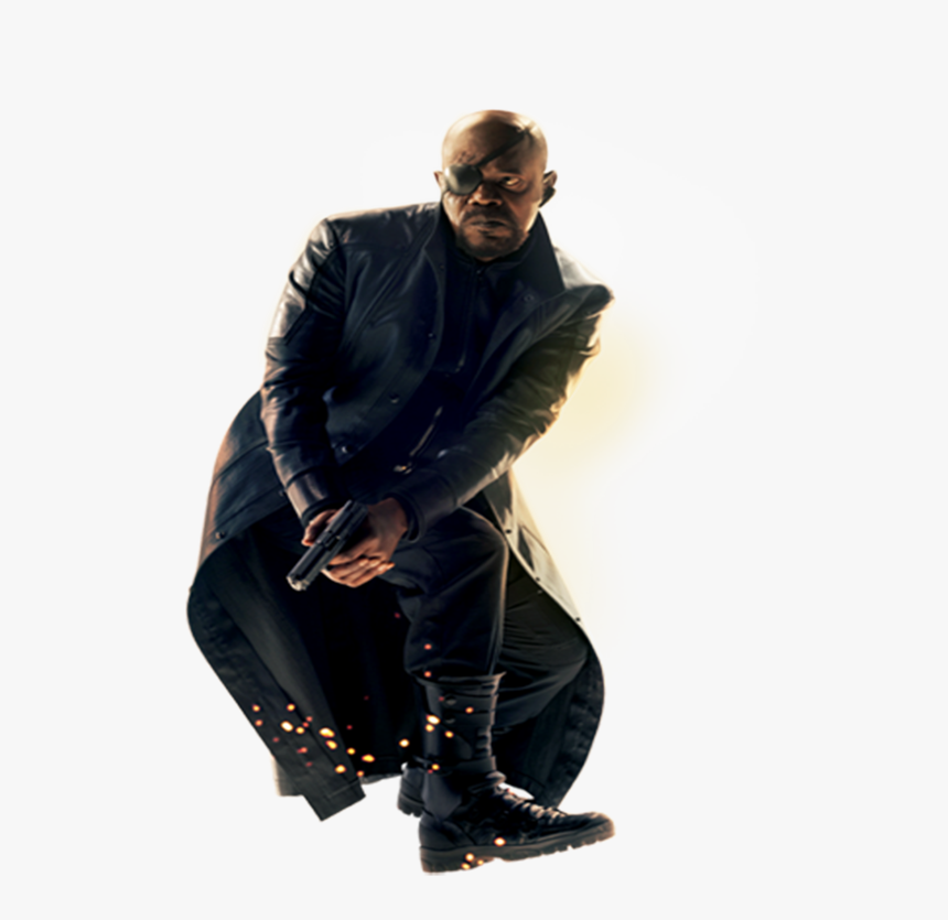 Captain America Winter Soldier Nick Fury Png, Transparent Png, Free Download