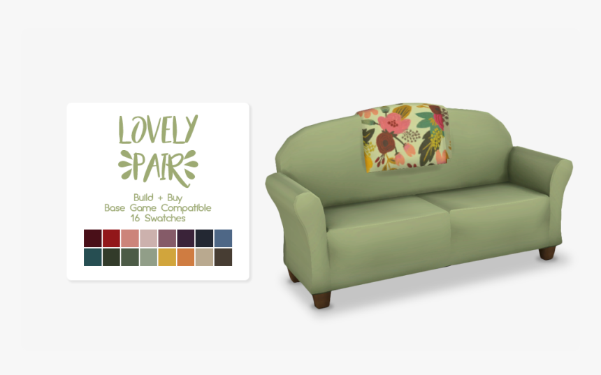 Sims4 Sofa, HD Png Download, Free Download