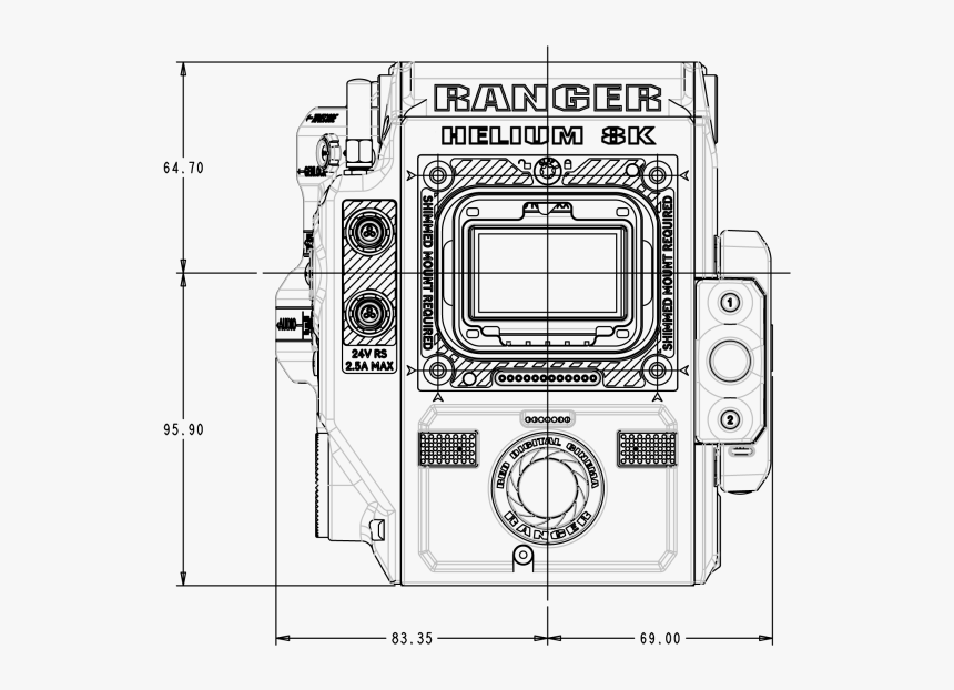 Camera Front - Red Camera Drawing, HD Png Download, Free Download