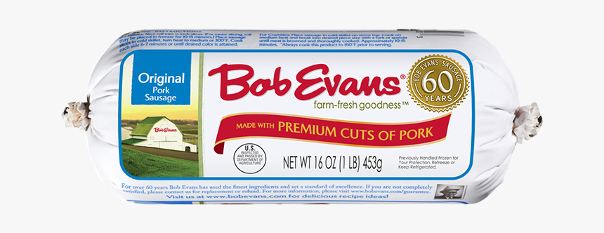 Bob Evans Original Roll Sausage - Bob Evans Sausage Calories, HD Png Download, Free Download
