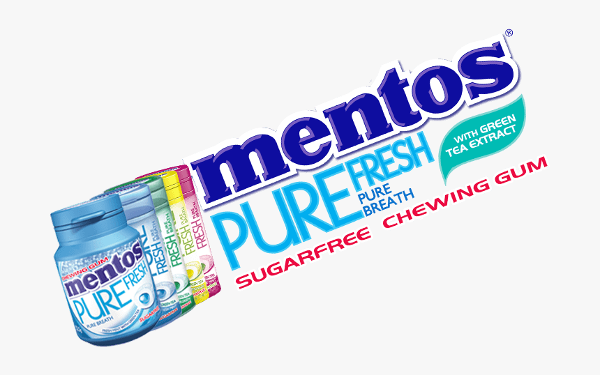 Mentos Pure Fresh Logo , Png Download - Mentos Pure Fresh Logo, Transparent Png, Free Download