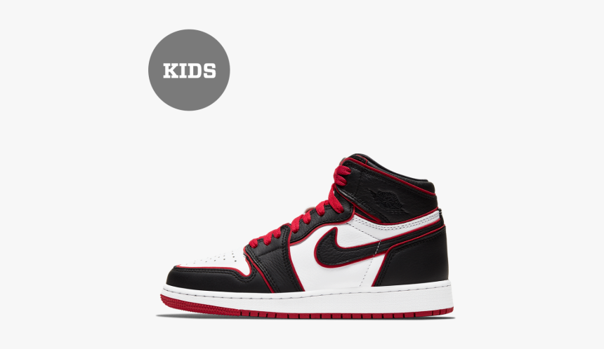 Black Red And White Jordans 1, HD Png Download, Free Download