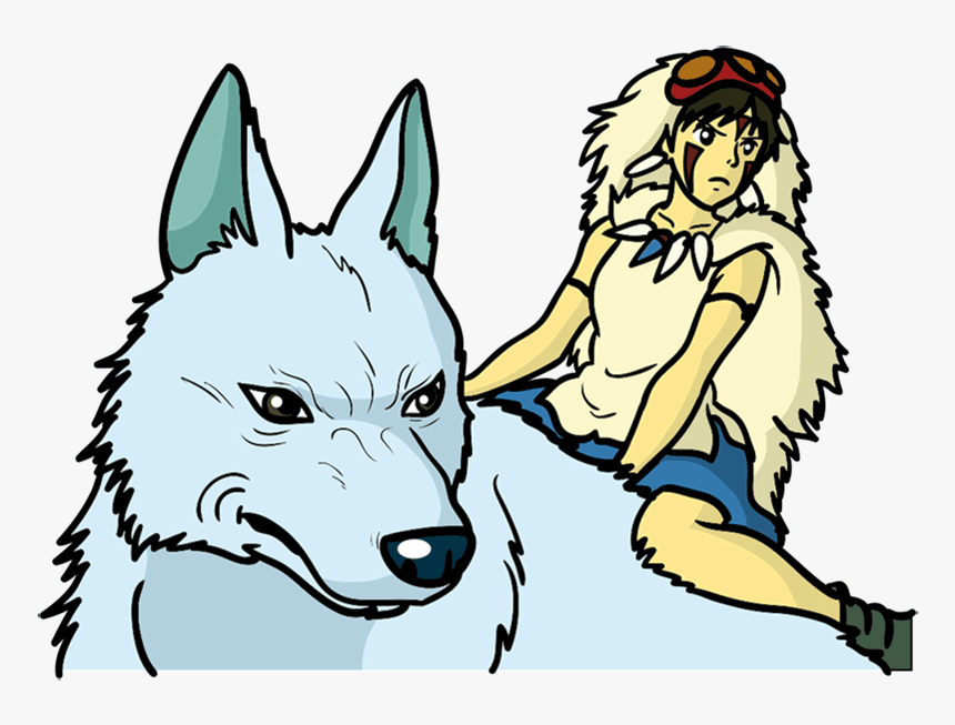 Learn Easy To Draw Princess Mononoke Ghibli Characters - Princess Mononoke Easy To Draw, HD Png Download, Free Download