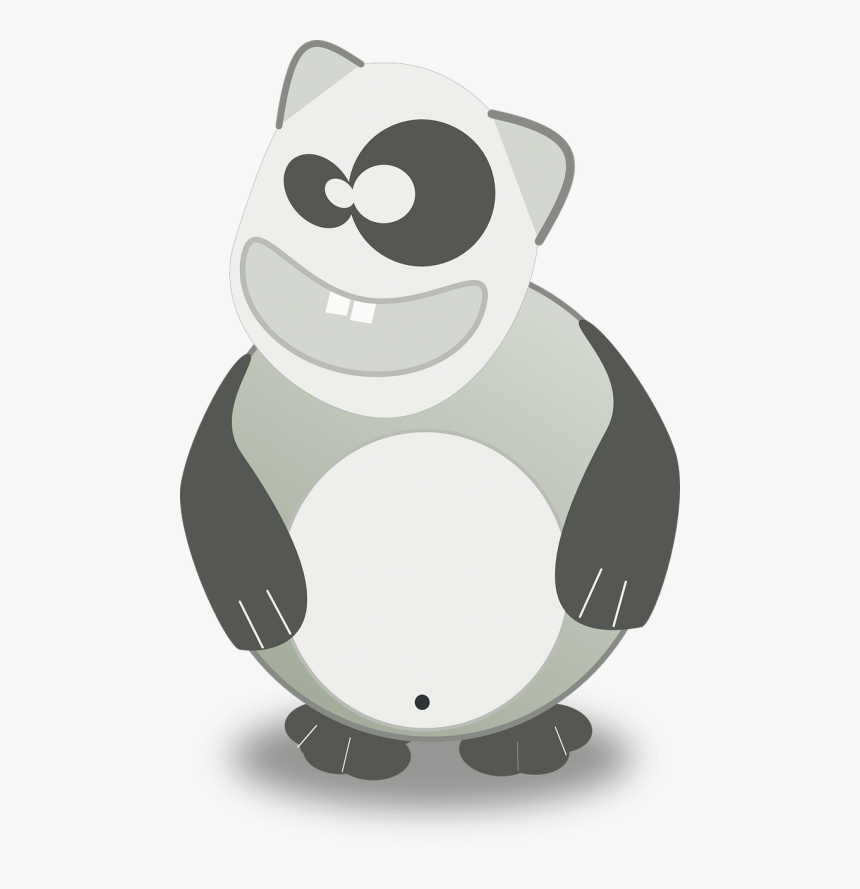 Bear Cartoon Mammal - Panda Monster, HD Png Download, Free Download