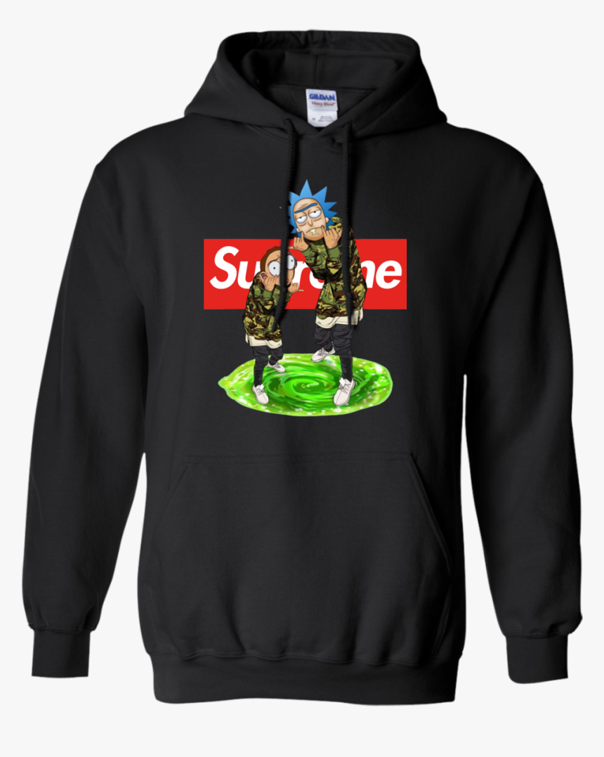 Transparent Supreme Shirt Png - Rick And Morty Hoodies Supreme, Png Download, Free Download