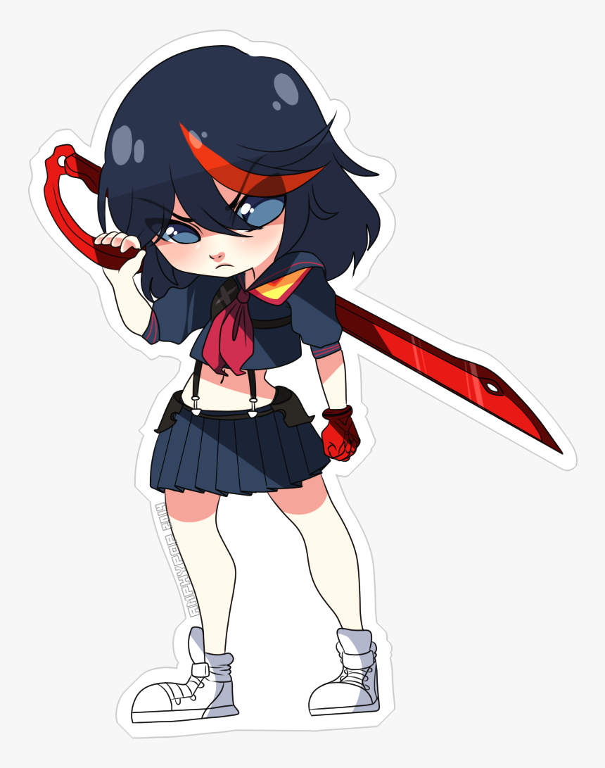 Ryuko Matoi , Png Download - Cartoon, Transparent Png, Free Download