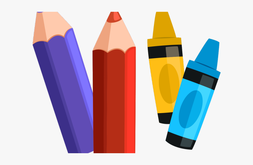 Crayon Clipart Paint - Pencil Crayon Cartoon Png, Transparent Png, Free Download