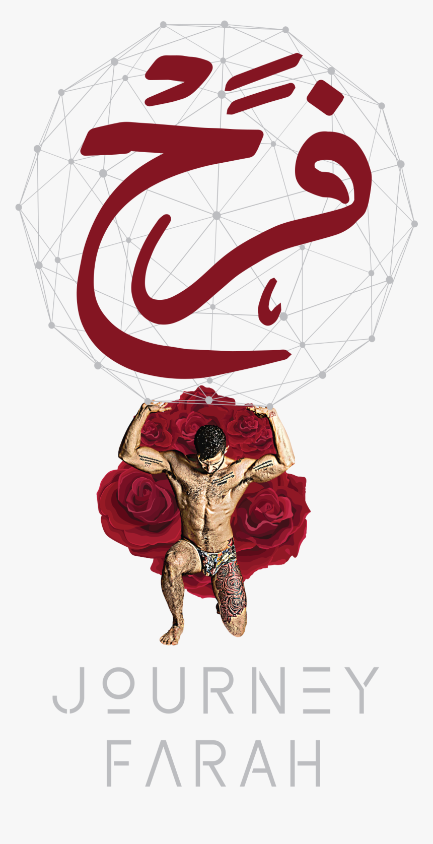 Journeyfarah Logo Secondary Redroses - Illustration, HD Png Download, Free Download