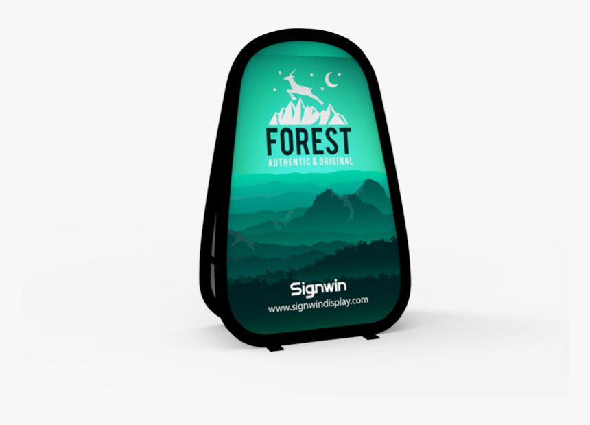 Small Vertical Pop Up A-frame Banner Stand - Portable Network Graphics, HD Png Download, Free Download