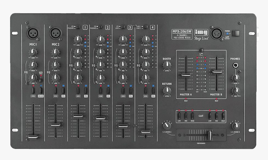 Vitrual Dj Mixer Png Picture - Audio Mixser Png, Transparent Png, Free Download