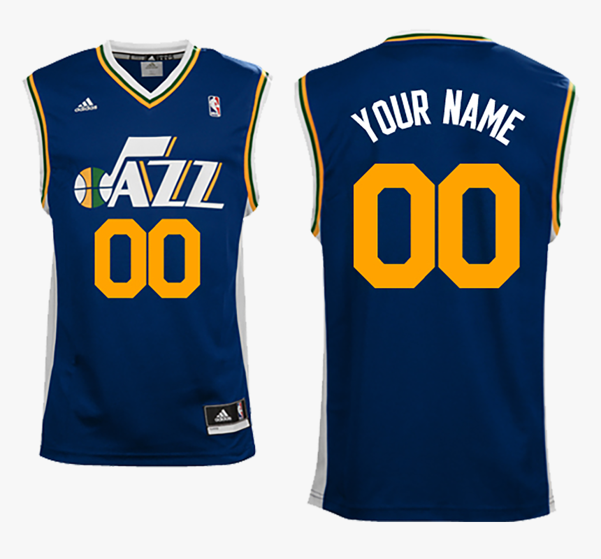 Adidas Utah Jazz Custom Replica Road Jersey - Utah Jazz Logo 2011, HD Png Download, Free Download