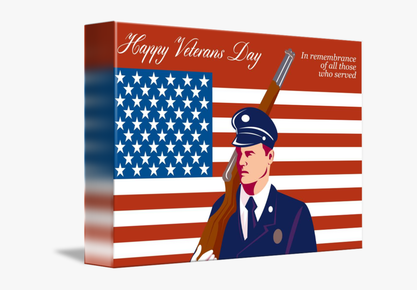 Happy Veterans Day In Remembrance Of All Those Who - Robert G Heft Original Flag, HD Png Download, Free Download