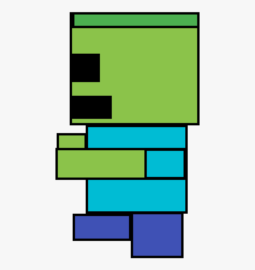 Transparent Minecraft Zombie Clipart - Majorelle Blue, HD Png Download, Free Download