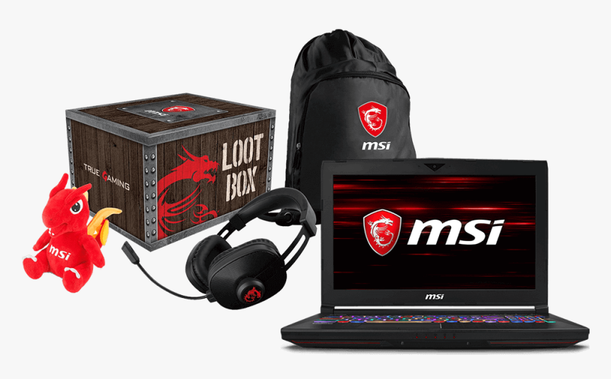 Msi Gt63 8rg-054ca Titan - Msi Loot Box Bundle, HD Png Download, Free Download