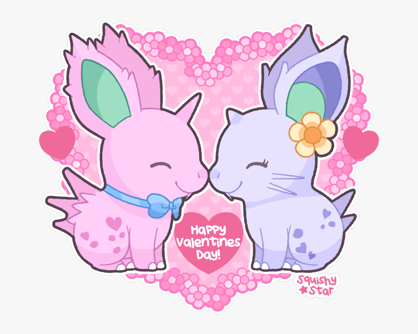 Your Valentine Feature - Valentine Day Art Pokemon, HD Png Download, Free Download