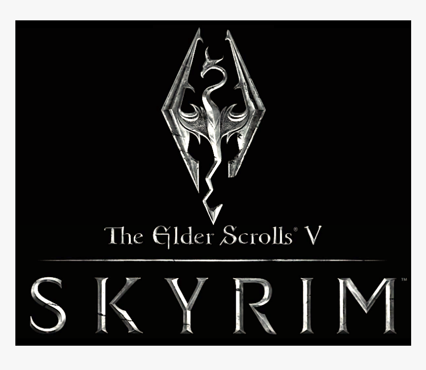 Tes V Skyrim Logo Png, Transparent Png, Free Download