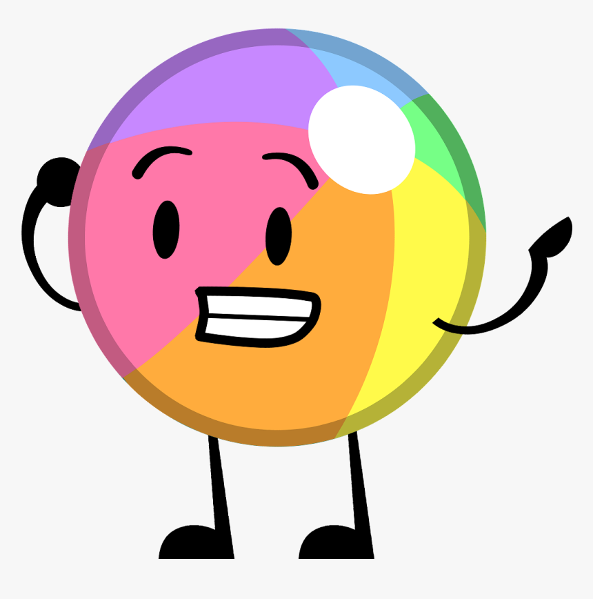 Transparent Beach Ball Clipart Png - Beach Ball With Face Cartoon, Png Download, Free Download