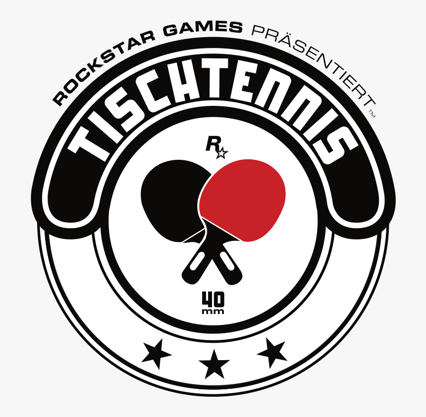 Rockstar Drawing Logo - Rockstar Games Presents Table Tennis Png, Transparent Png, Free Download