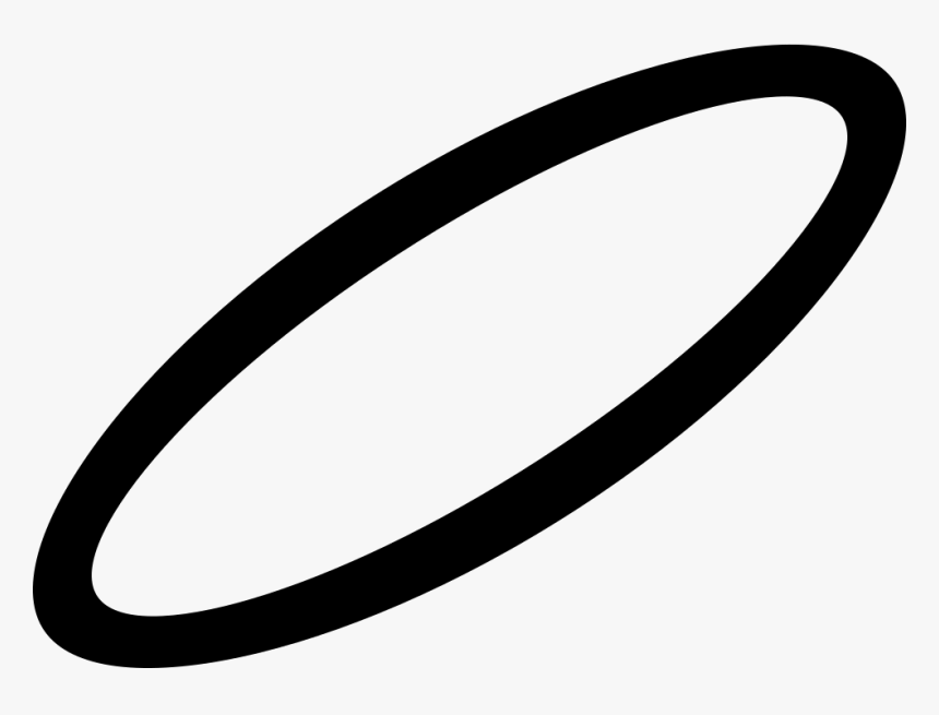 Rotated Thin Ring Shape - Ring Shape Png, Transparent Png, Free Download