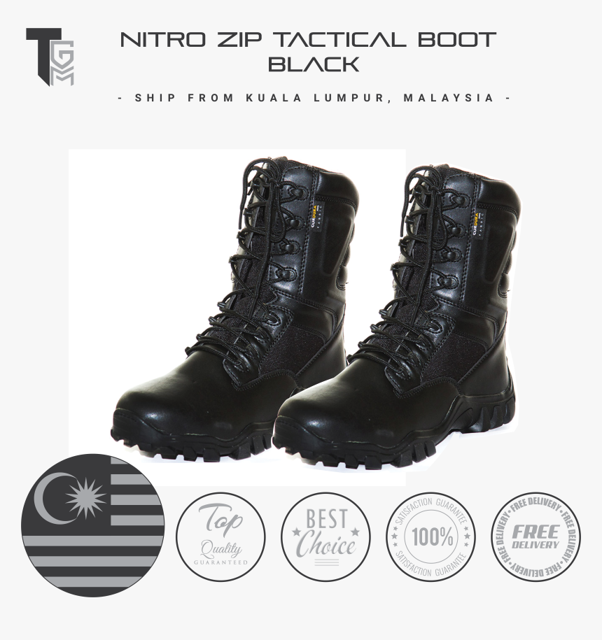 Combat Boots Png, Transparent Png, Free Download