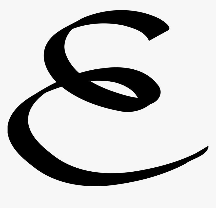 Monochrome - Letter E Png, Transparent Png, Free Download