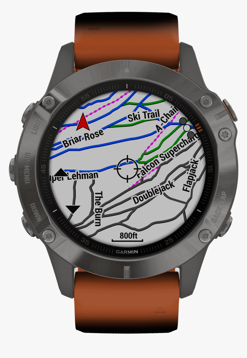 Fortitude - Garmin Fenix 6 Map, HD Png Download, Free Download