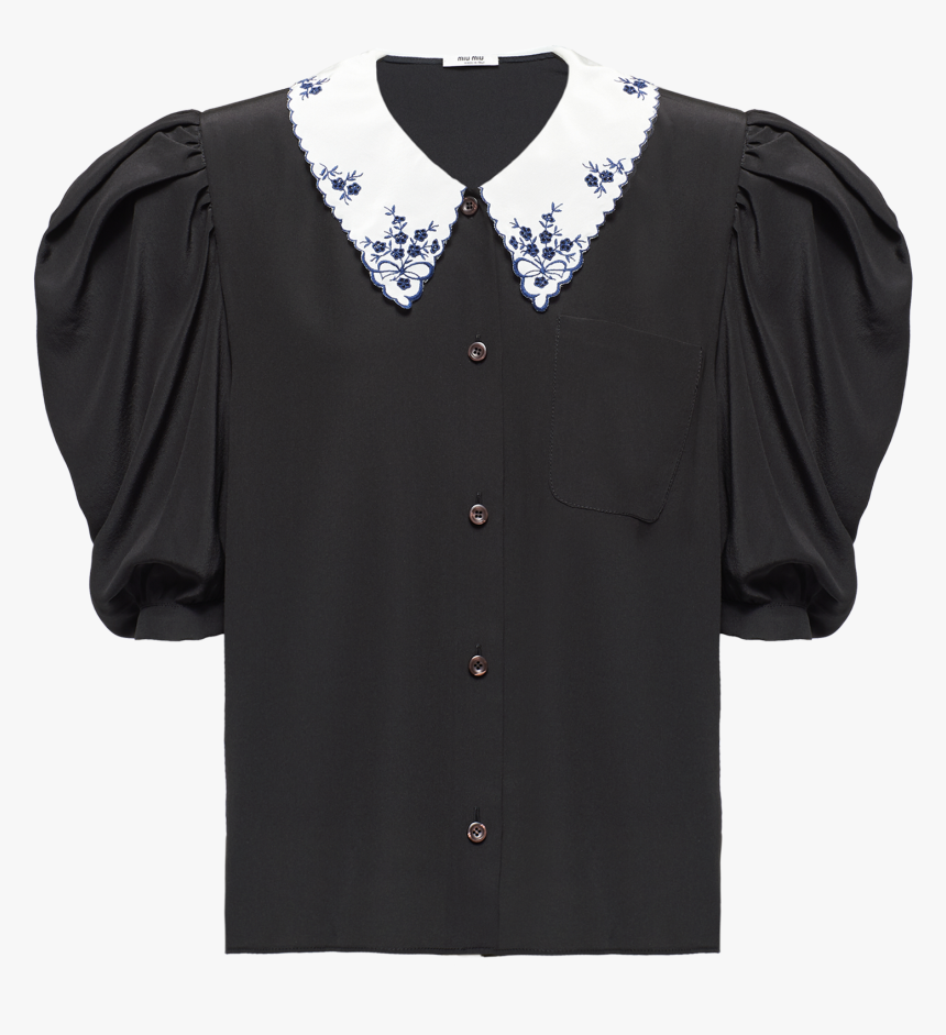 Crepe Blouse Miu Miu De Chine, HD Png Download - kindpng