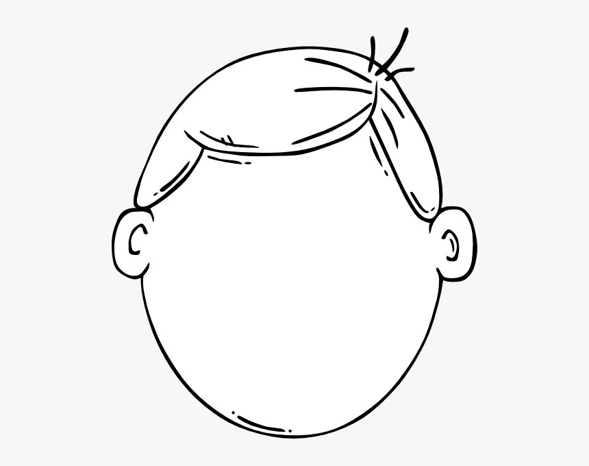Boy Face Clip Art At Clipart Library - Face For Kids To Color, HD Png Download, Free Download