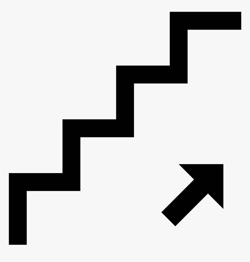 Stairs Up Icon - Icon Stairs Png, Transparent Png, Free Download