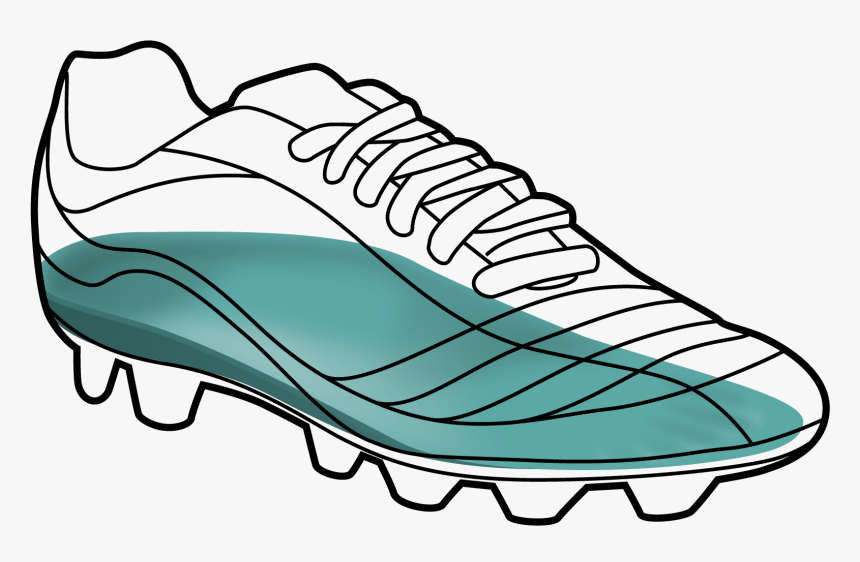 Football Shoe Black Outline , Png Download, Transparent Png, Free Download