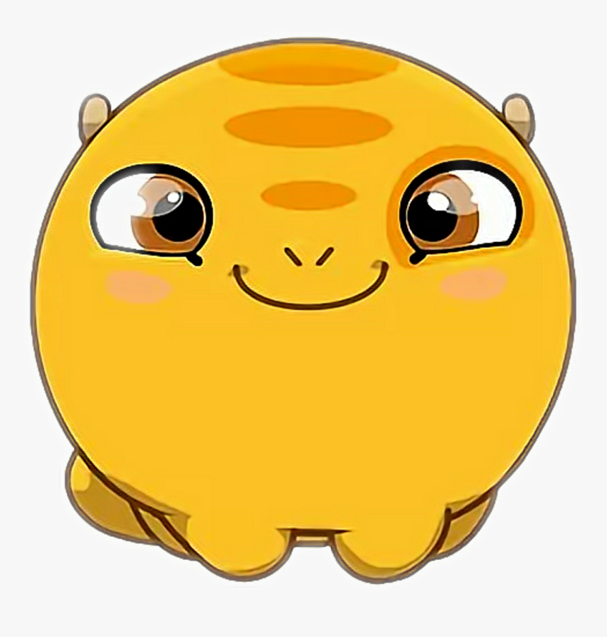 Cute Monster Dino Dinosaur Hatch Hatchling Facebook - Cute Orange Sticker Transparent, HD Png Download, Free Download