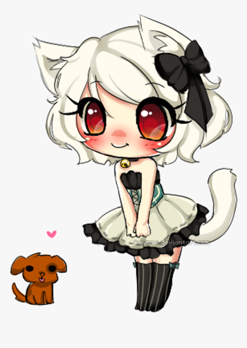 Kawaii Maid Cat Neko Anime Animegirl Animeneko Puppy - Imagens De Bonequinhas Kawaiis, HD Png Download, Free Download