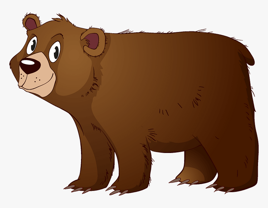 Bear Clipart - Cartoon, HD Png Download, Free Download