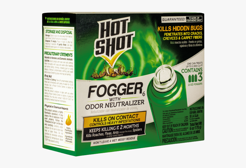 Fogger With Odor Neutralizer - Hot Shot Fogger, HD Png Download, Free Download