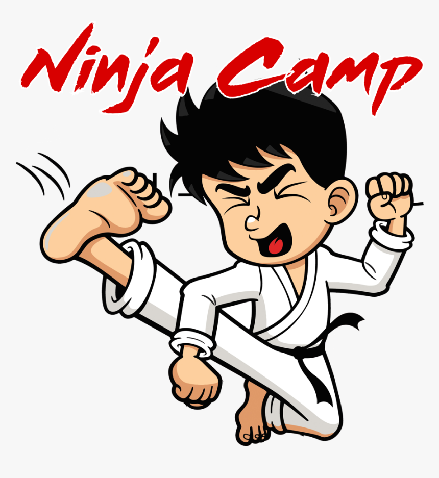 Boy Doing Karate Clipart - Clipart Karate Cartoon, HD Png Download, Free Download