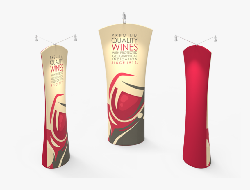 Curved Top Tension Fabric Banner Stand - Banner, HD Png Download, Free Download