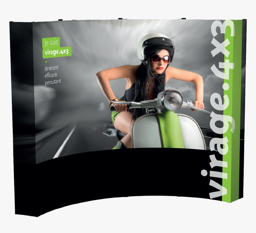 10ft Virage Curved Pop-up - Kiosque D Exposition Pliable Léger, HD Png Download, Free Download