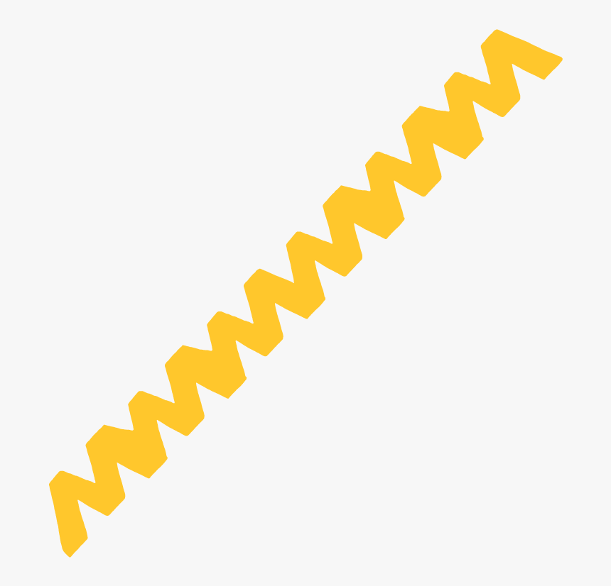 Yellow Zigzag Line, HD Png Download, Free Download