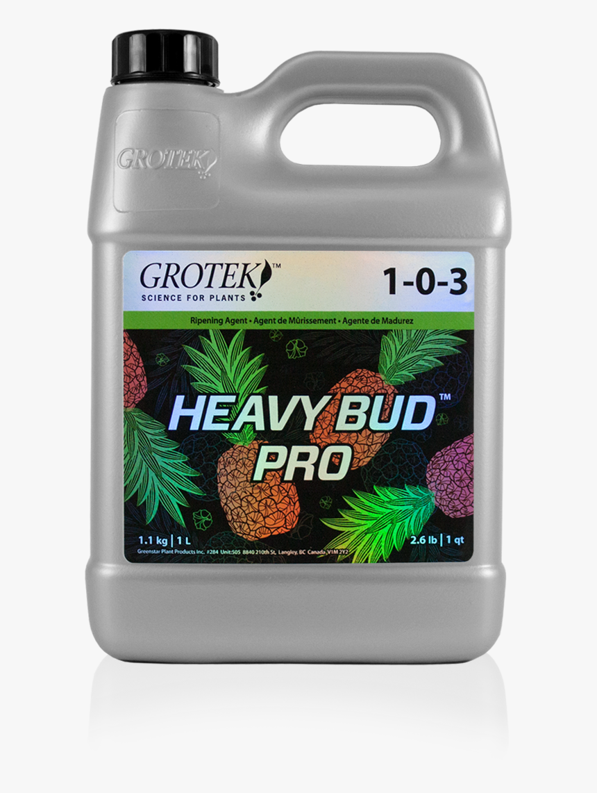 Grotek Heavy Bud Pro 1l, Png Download - Heavy Bud Pro Grotek, Transparent Png, Free Download