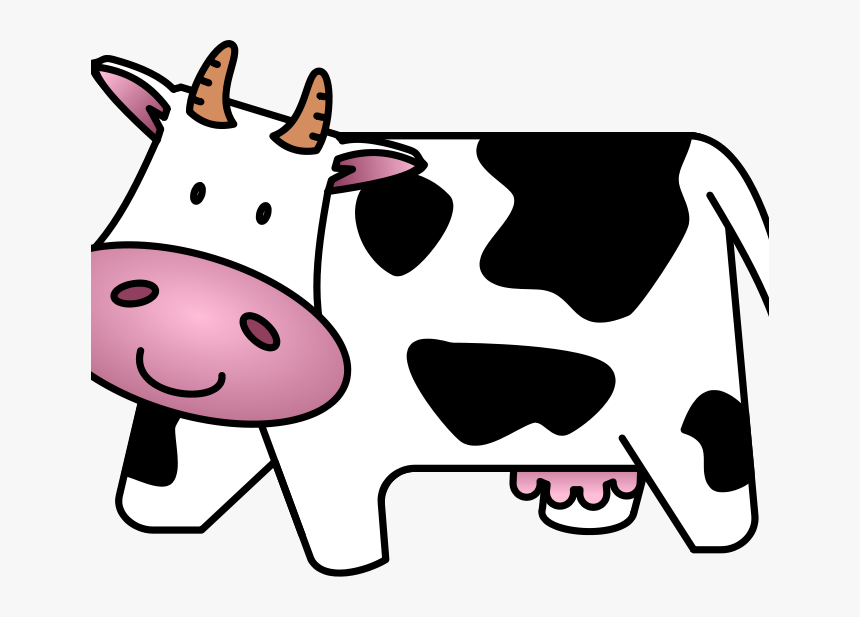 Cow Images Clipart Cow Clipart 4 Clipart Panda Free - Cartoon Cow Clipart Black And White, HD Png Download, Free Download